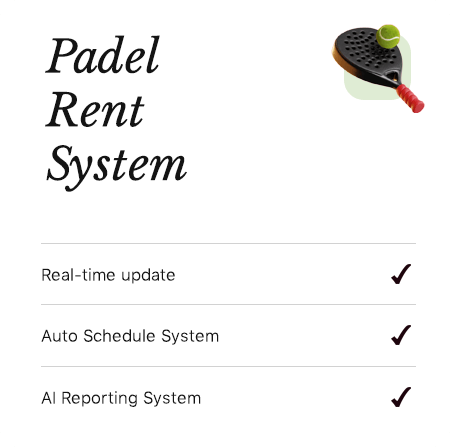 Padel Rent System